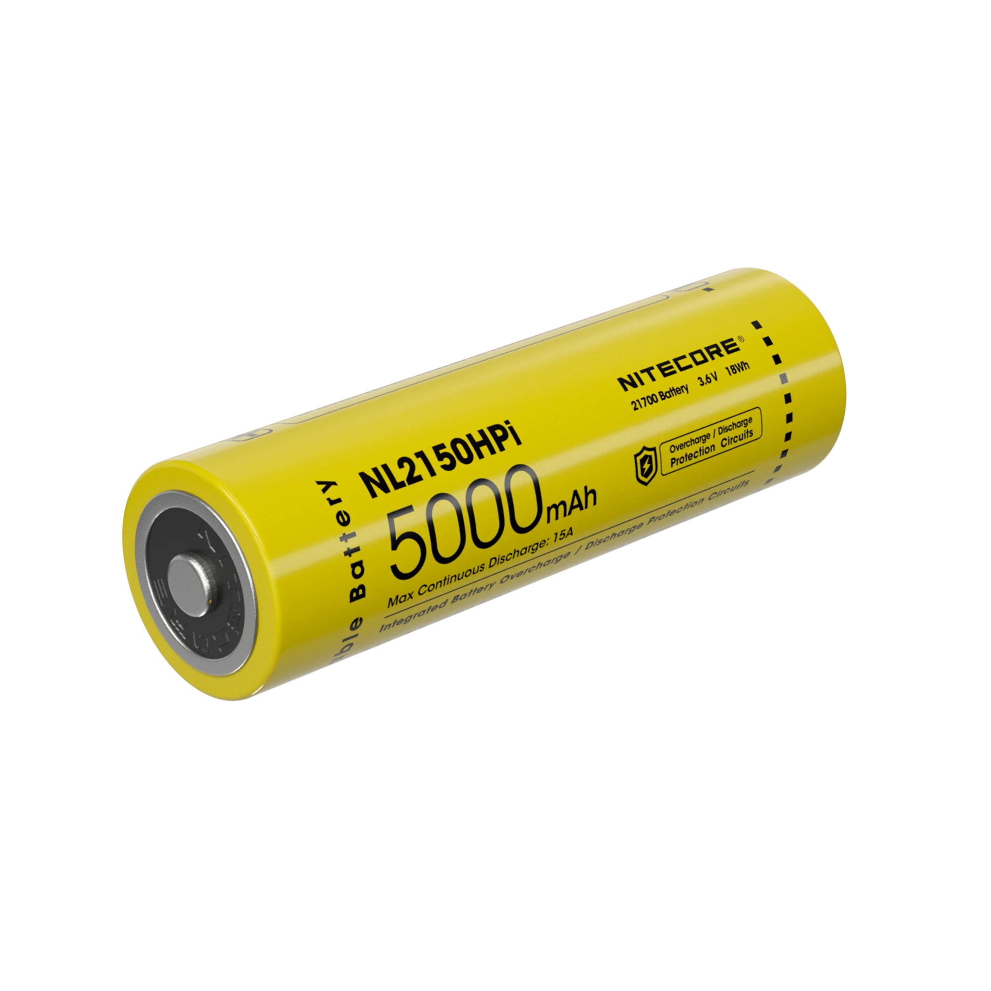 Nitecore NL2150HPI 5000mAh Rechargeable Battery for i Series Flashlights (P20i, P20iX, SRT6i, etc)