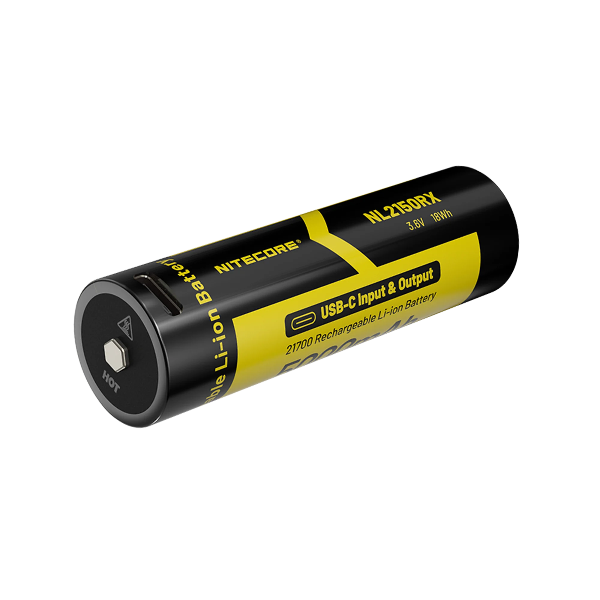Nitecore NL2150RX 5000mAh USB-C Rechargeable 21700 Battery