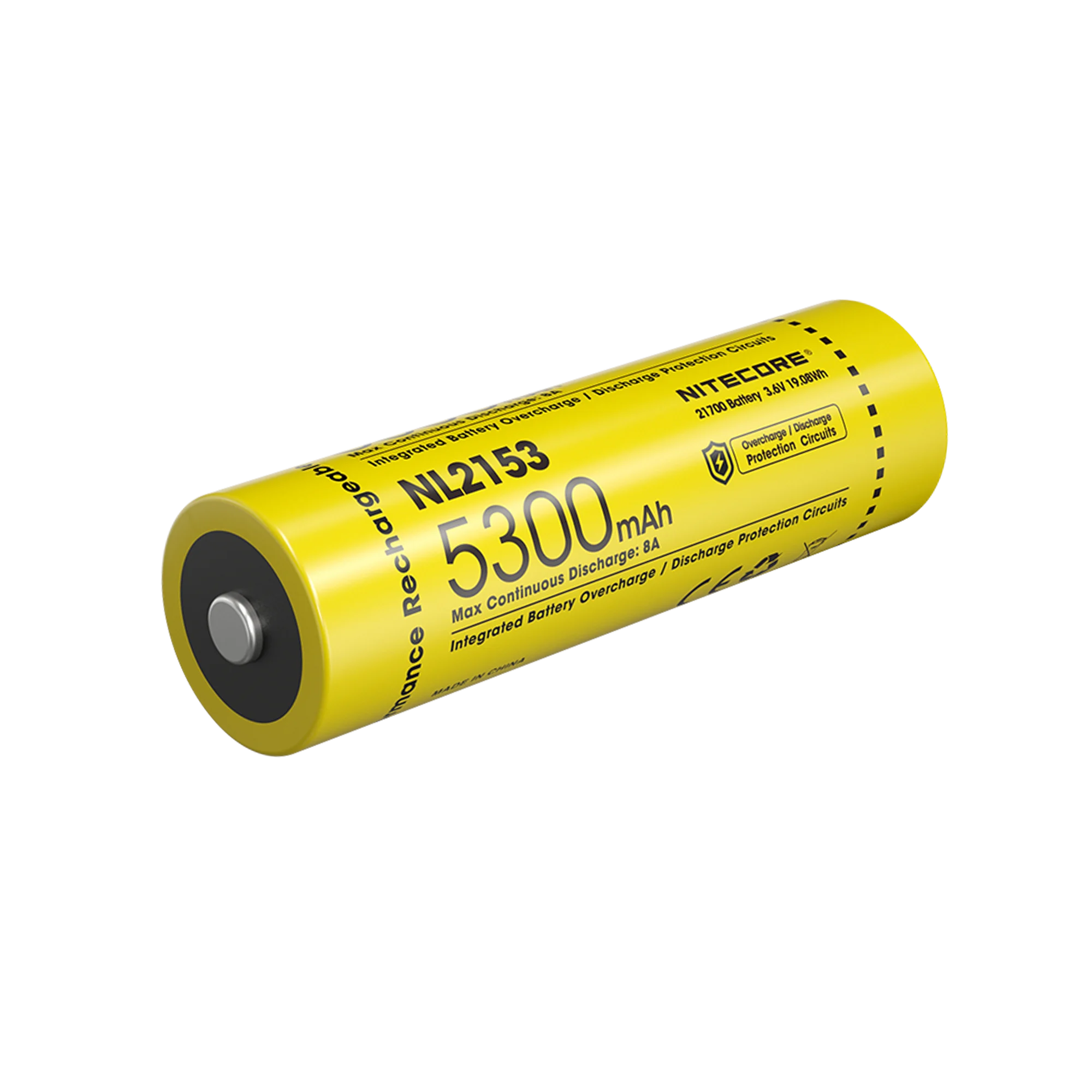 Nitecore NL2153 5300mAh Rechargeable 21700 Battery