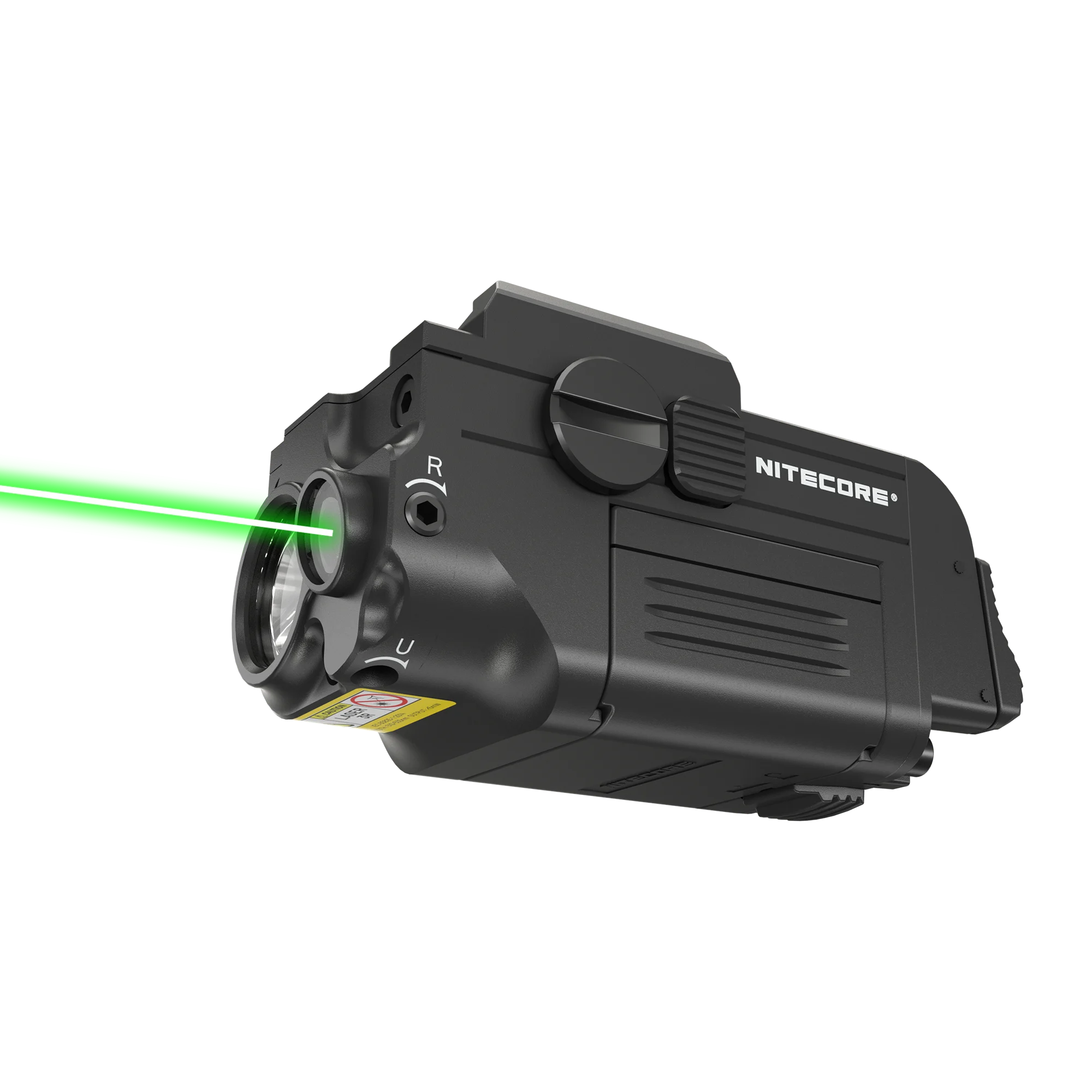 Nitecore NPL25 GL 900 Lumen Rechargeable Mounted Flashlight with Green Laser Sight
