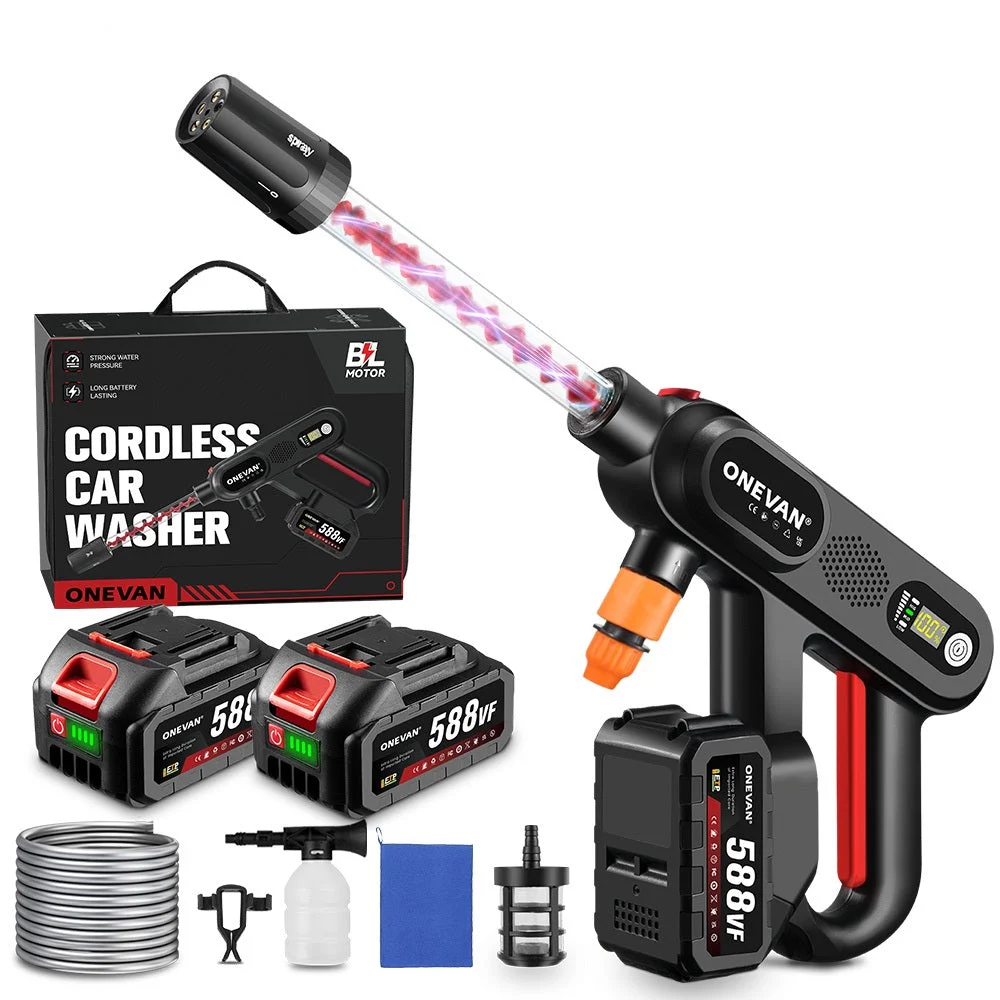 ONEVAN 16Bar (232 PSI) Spiral Boost Cordless High-Pressure Washer | For Makita 18V Battery