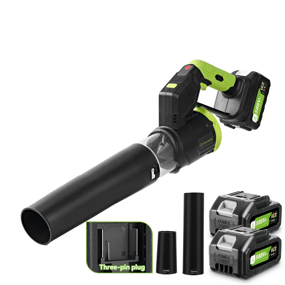ONEVAN 3-Speed Cordless Brushless Ducted Turbo Blower – Digital Display, Dual-Use Design | For Makita 18V Battery