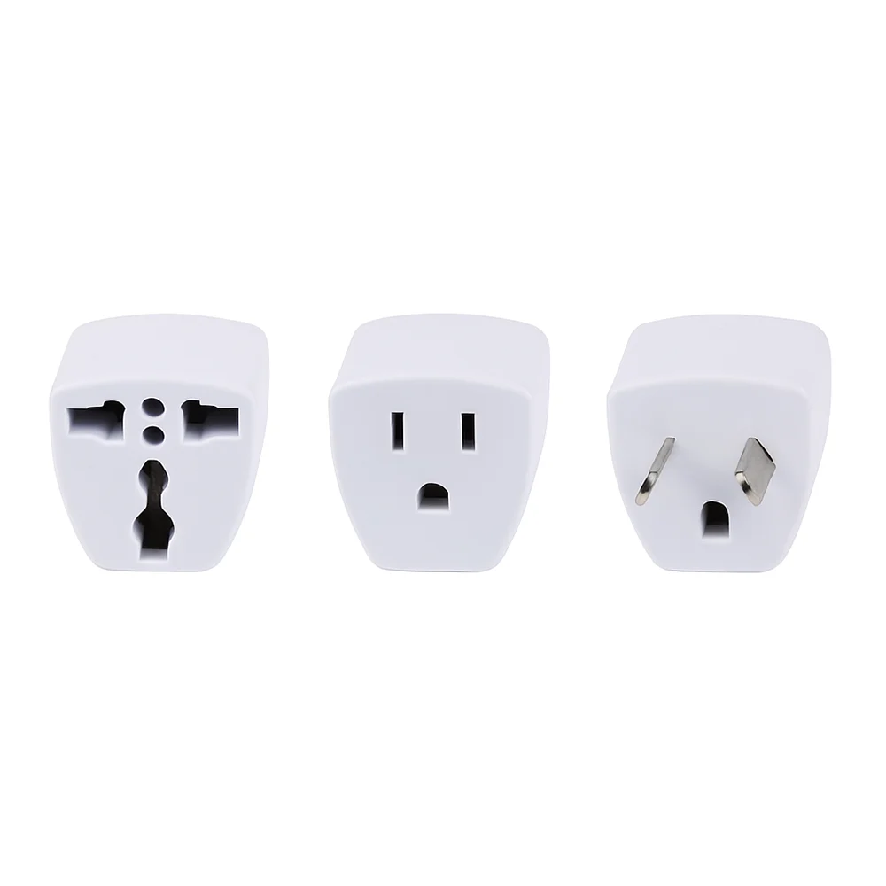 ONEVAN EU to UK/US/AU Plug Converter | Compact Travel Adapter (EU Plug Default)
