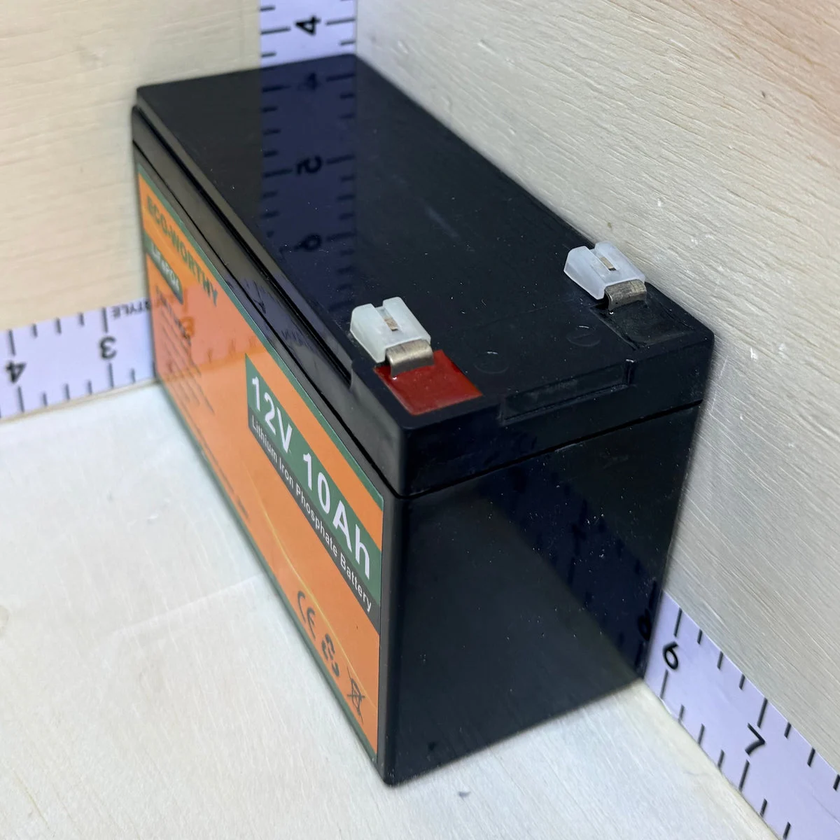 Overstock 12.8V 10Ah 128Wh LiFePO4 Battery W/ BMS – Battery Hookup