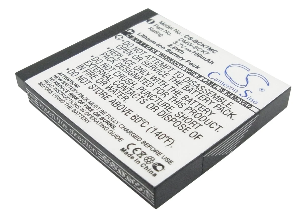 Panasonic Lumix DMC-S3,Lumix DMC-FH2,Lumix DMC-FH25,Lumix DMC-FH27,Lumix DMC-FH27K,Lumix DMC-FH27S,Lumix DMC-FH5,Lumix DMC- Camera Replacement Battery