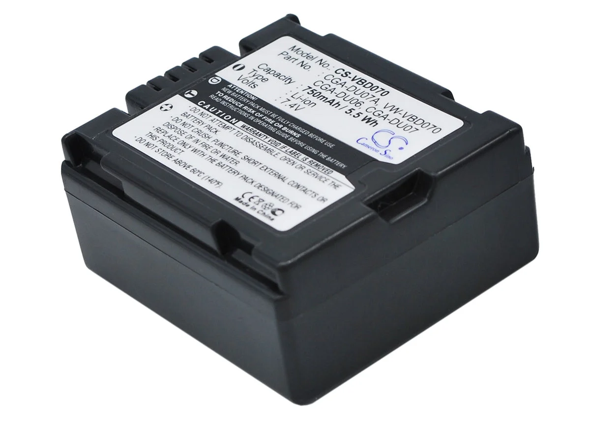 Panasonic PV-GS19,VDR-D100EB-S,NV-GS230EB-S,NV-GS26GK-S,NV-GS27E-S,NV-GS40B,NV-GS200B,PV-GS300,NV-GS280EB-S,SDR-H20EB-S,NV- Camera Replacement Battery