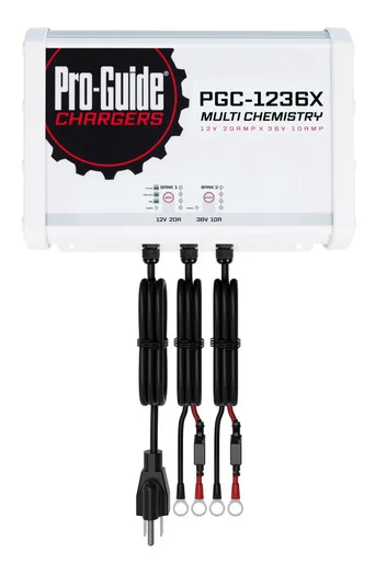 PGC-1236X | 12V 1-Bank 20-Amp & 36V 1-Bank 10-Amp, On-Board Battery Charger