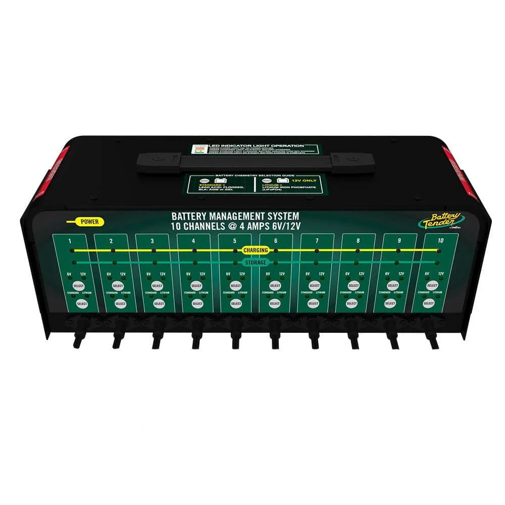 PowerTender 10-Bank 4 Amp 12V/6V Battery Charger and Maintainer