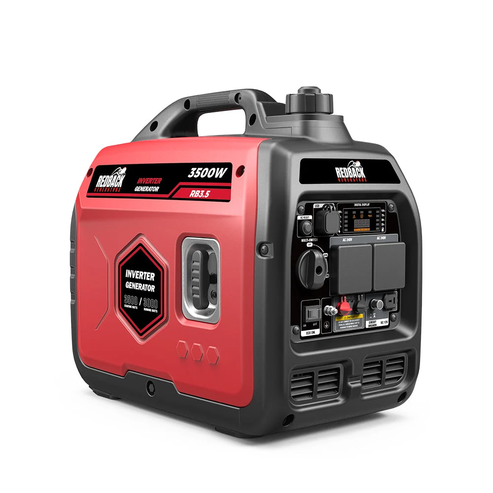 Redback RB3.5Portable Inverter Generator3500W 3.5KVA