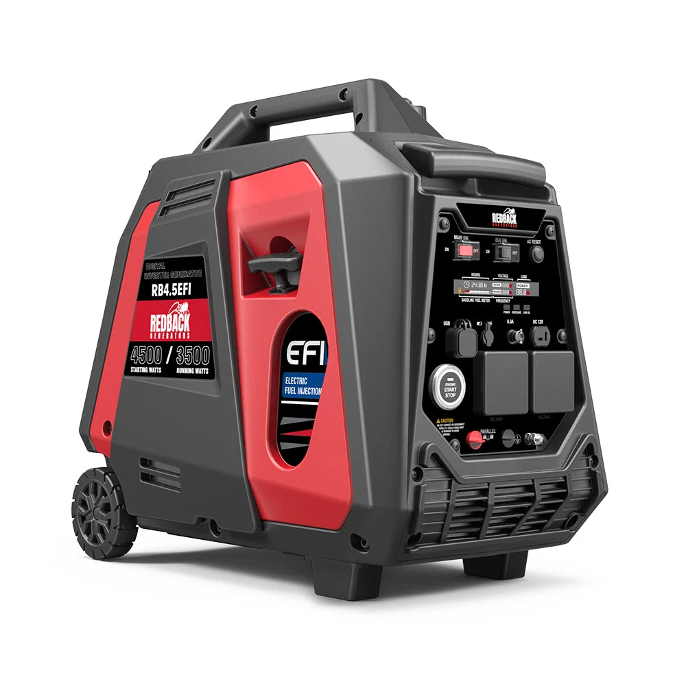 Redback RB4.5Portable Inverter Generator4500W 4.5KVA
