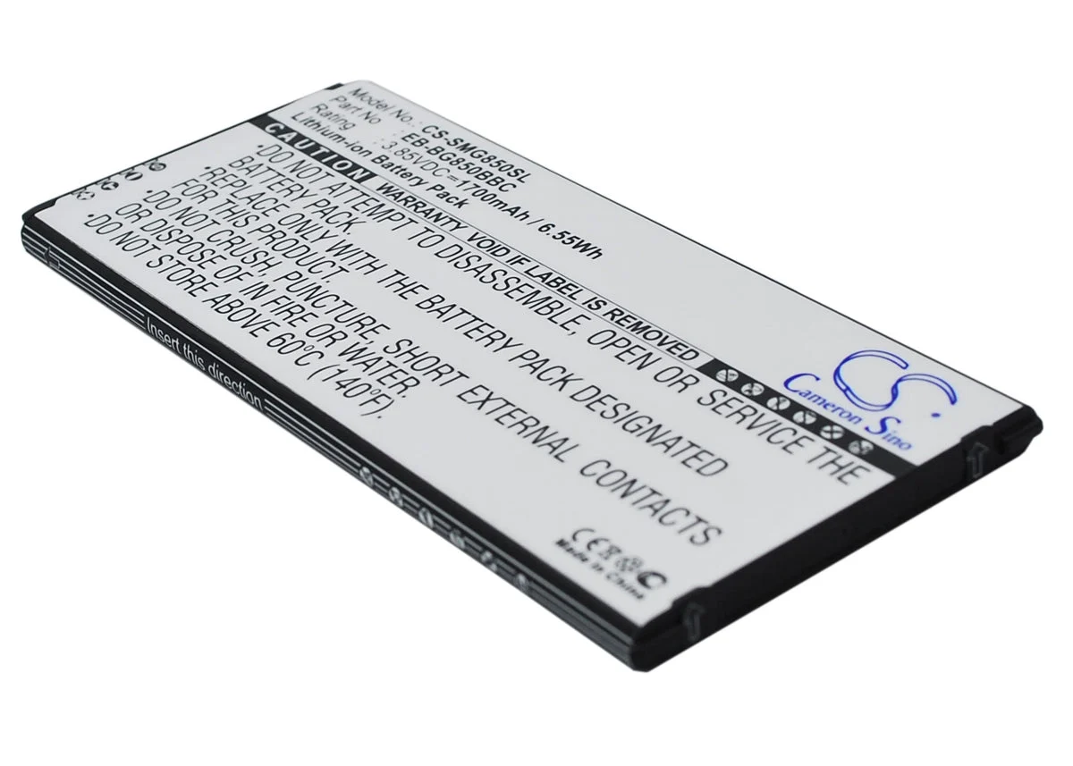 Samsung Galaxy Alpha,SM-G850,SM-G850F,SM-G850T,SM-S801,SM-G8508,SM-G8508S,SM-G8509v,SM-G850A,Galaxy Alpha LTE 1700mAh Mobile Phone Replacement Battery