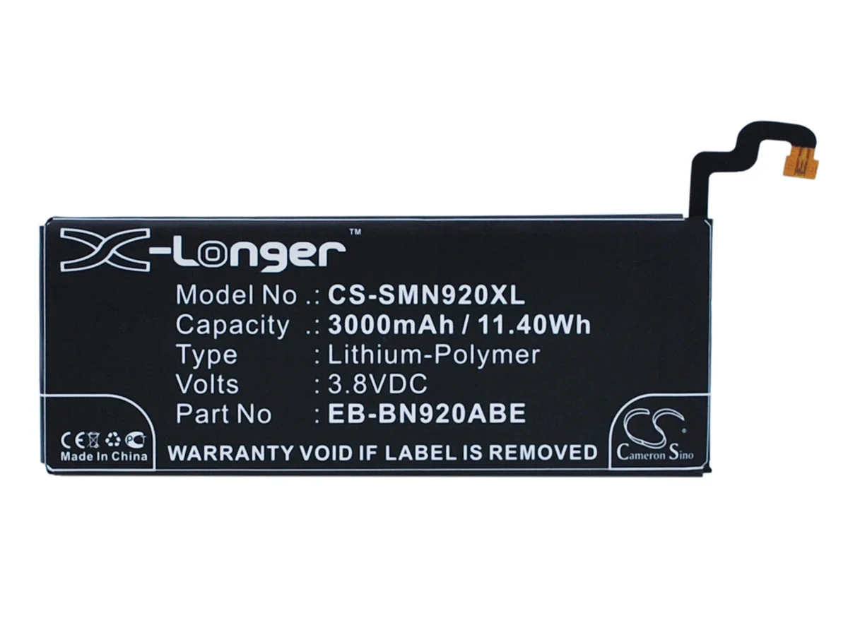 Samsung Galaxy Note 5,SM-N920A,SM-N920R4,SM-N920F,SM-N920W8,Noble,SMN920VZKA,SMN920VZWA,SMN920VZKE,SM-N920V,SM-N920P, Mobile Phone Replacement Battery