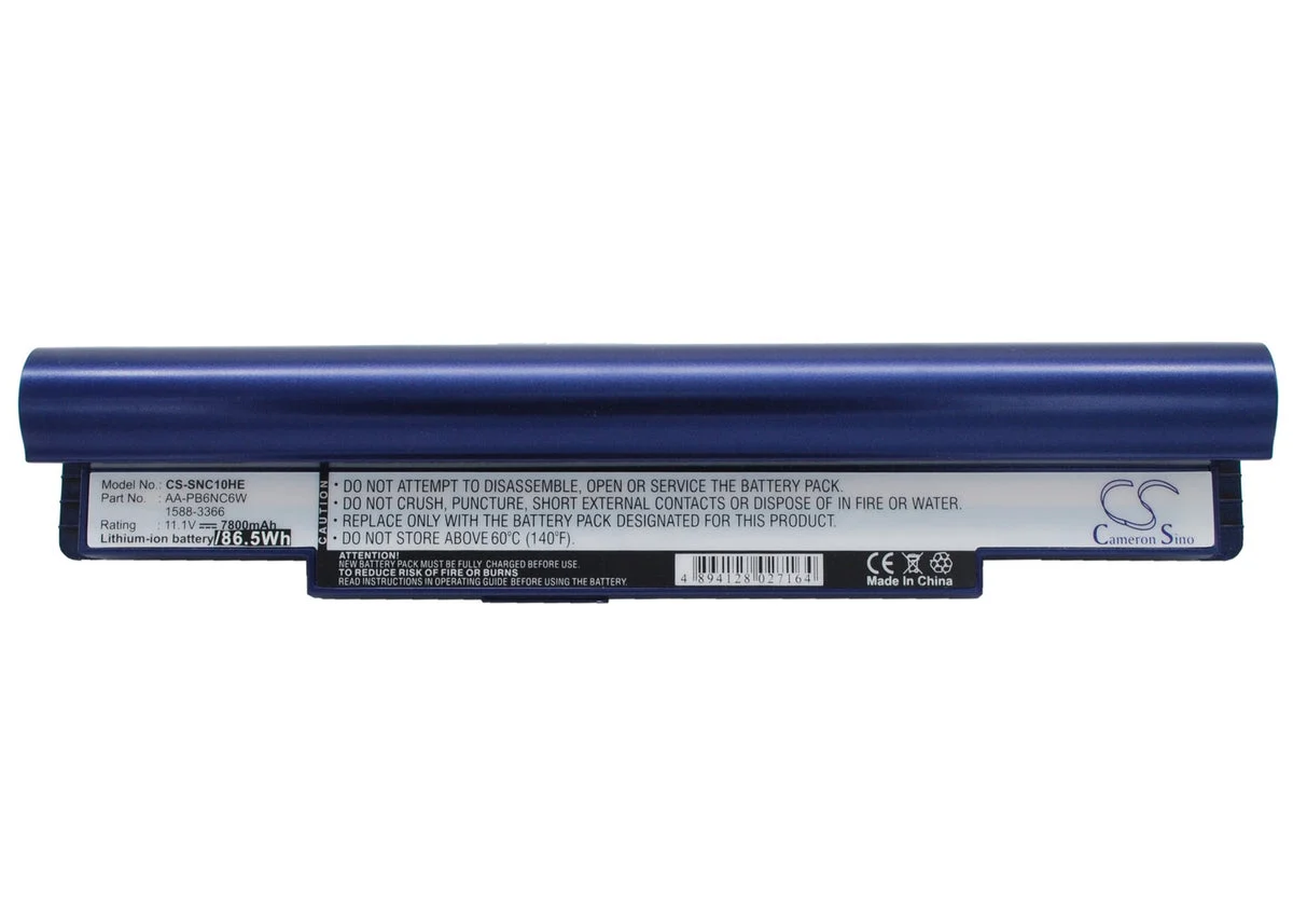 Samsung NP-NC10,NP-NC10-KA03CN,NP-NC10-KA02UK,NP-NC10-KA02US,NP-NC10-KA03UK,NP-NC10-KA01UK,NP-NC 5200mAh White Laptop and Notebook Replacement Battery