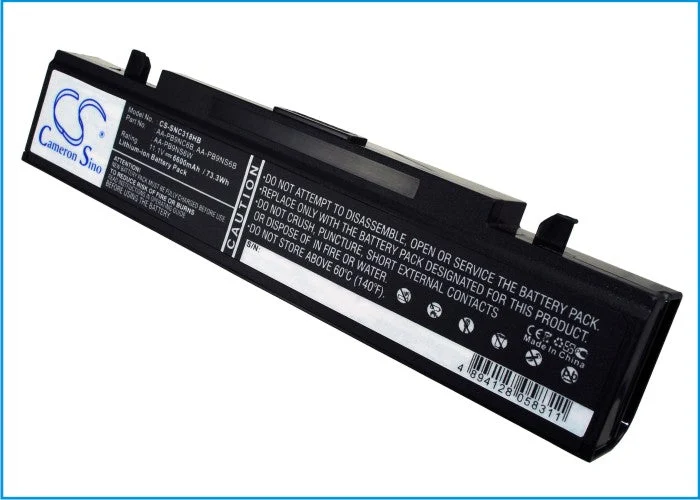 Samsung Q318,Q318-DSOE,Q318-DS0H,Q318-DS02,NP-Q318E,Q318-DS0G,Q318-DS09,Q318-DS01,Q318-DS0J,Q318-DS0K, 6600mAh Laptop and Notebook Replacement Battery
