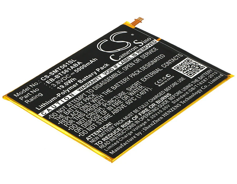 Samsung SM-T560,SM-T561,Galaxy Tab E Nook Edition 9.6,SM-T565 Tablet Replacement Battery