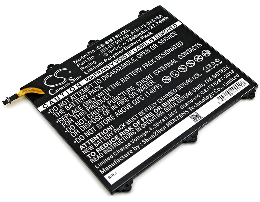 Samsung SM-T567,SM-T567V,Galaxy Tab E 9.6 XLTE,SM-T560NU Tablet Replacement Battery
