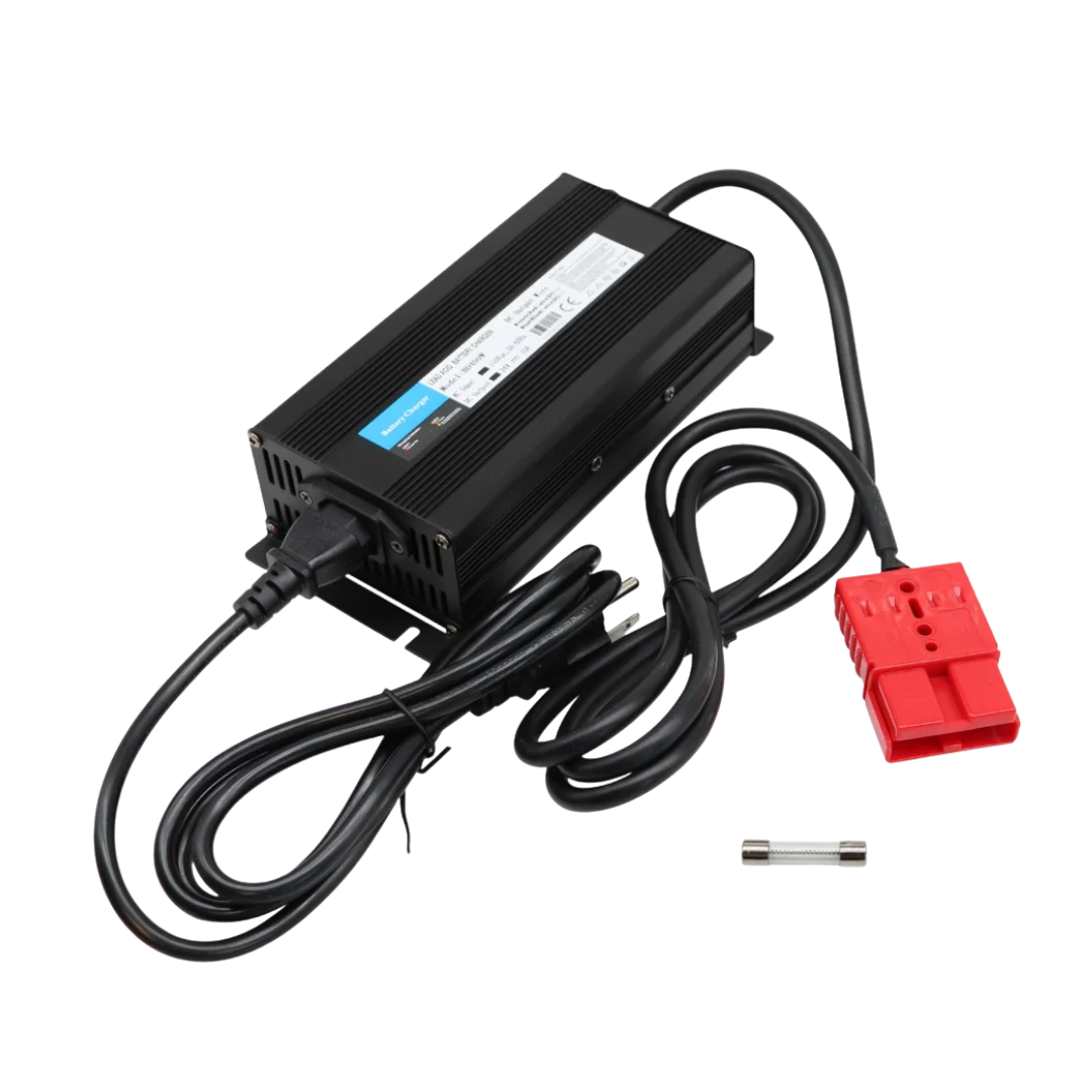 SB120 24V Floor Scrubber, Pallet Jack Battery Charger with Connector
