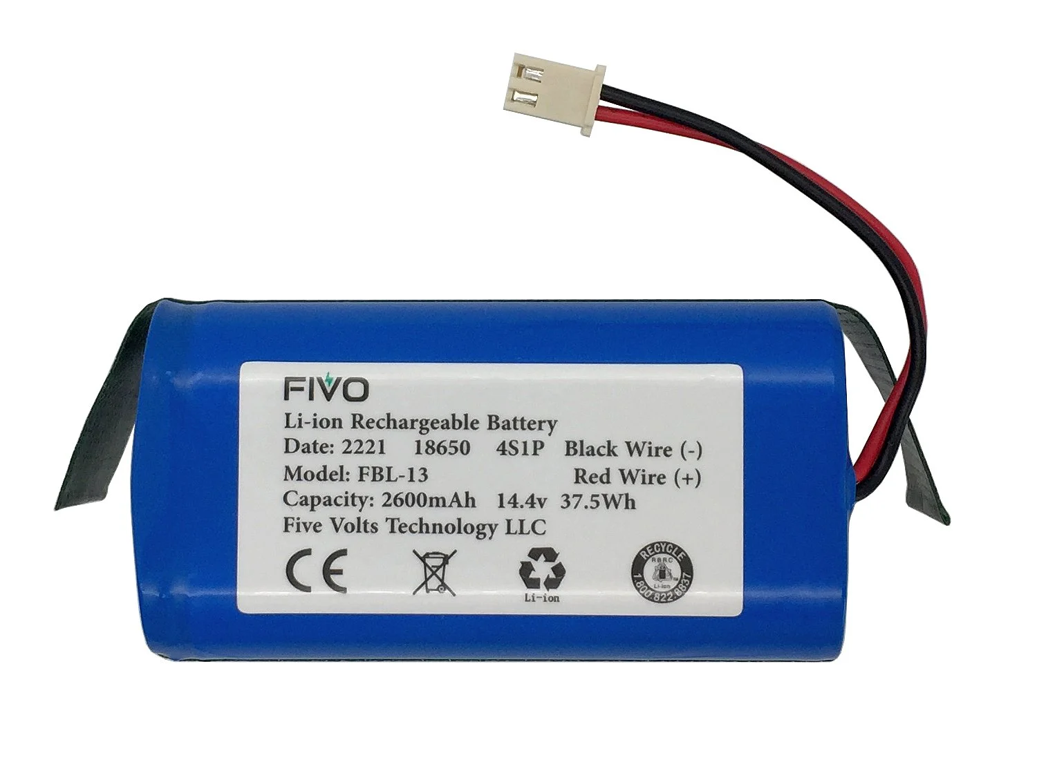 Shark Ion R75 RV85 RV850 RV750-N RVBAT850 (2-prongs plug)