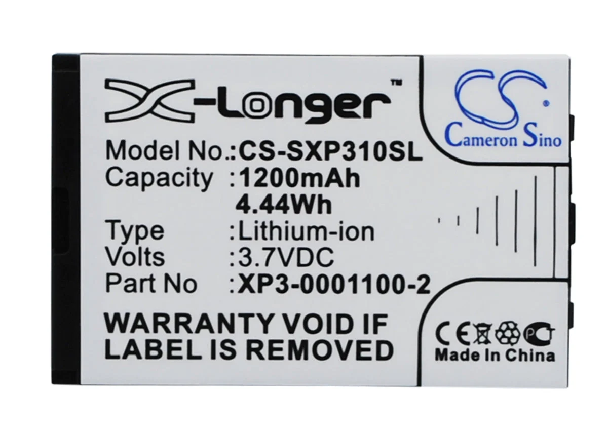 Socket Mobile Sonim XP3-S,XP3 Enduro Mobile Phone Replacement Battery
