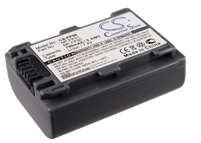 Sony DCR-SR40,DCR-DVD703E,DCR-HC17,DCR-DVD602E,DCR-HC41,DCR-SR50,DCR-DVD203E,DCR-HC43E,DCR-DVD203,DCR-DVD605E,DCR-HC65,DCR- Camera Replacement Battery