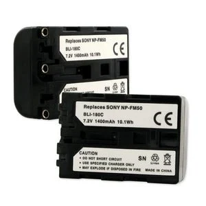 Sony Np Fm50 7.2V 1400mAh Battery