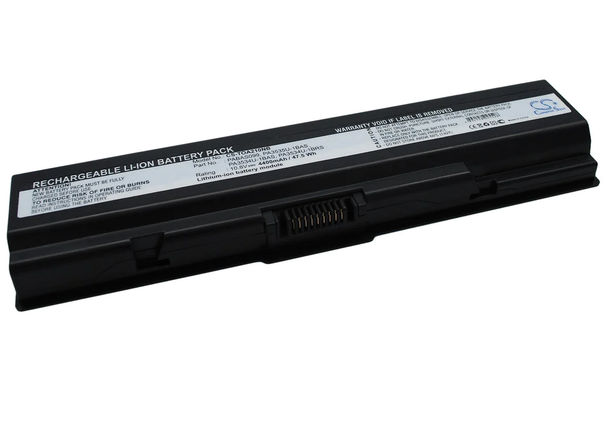 Toshiba Dynabook AX 57E Dynabook TV 64KWH Dynabook TV 65KPK Equium A300D-13X Equium L300-146 Equium L300-17Q S Laptop and Notebook Replacement Battery
