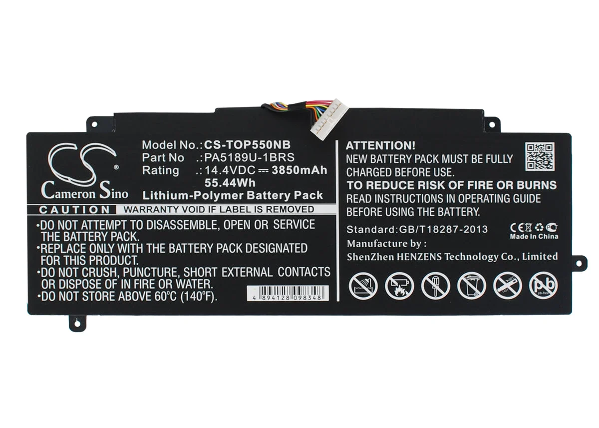 Toshiba Satellite P55W-B,Satellite P55W-B5224,Satellite P55W-B5318D,Satellite P55W,Satellite Radius PP55W-B531 Laptop and Notebook Replacement Battery