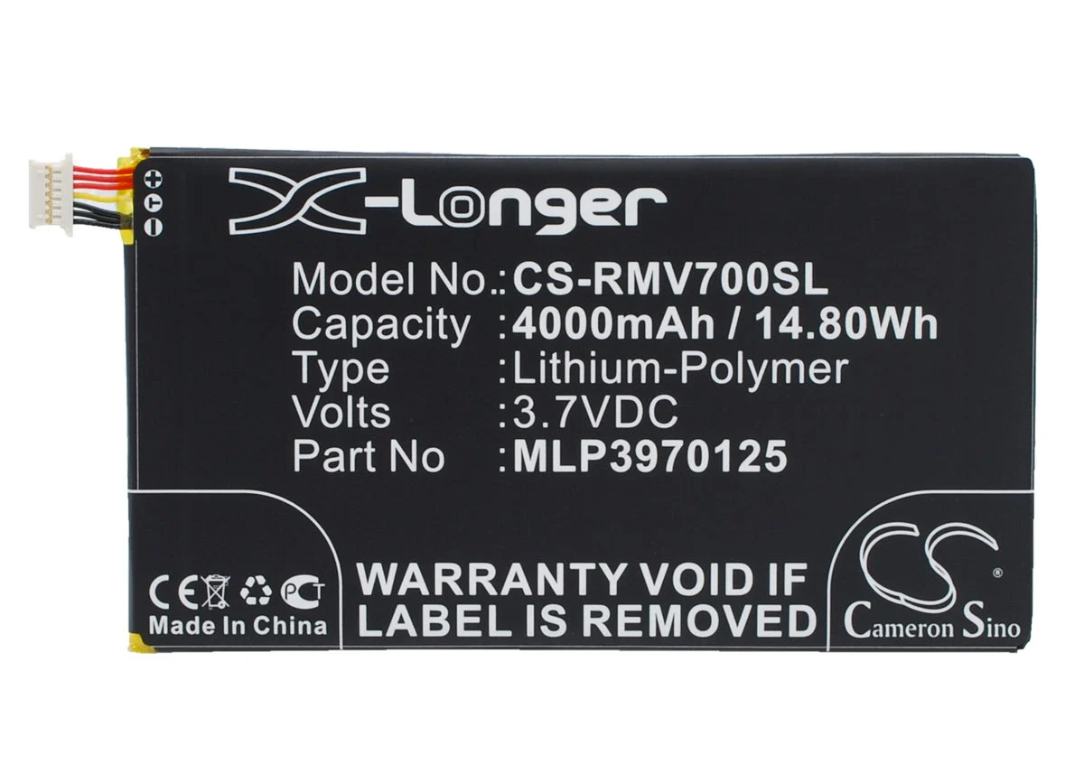 Verizon Elipsis QMV7A 7in,Ellipsis MV7A,Ellipsis QMV7A 8GB,Elipsis QMV7B Tablet Replacement Battery