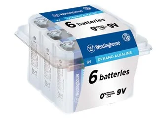 Westinghouse 9V Dynamo Alkaline 6pk
