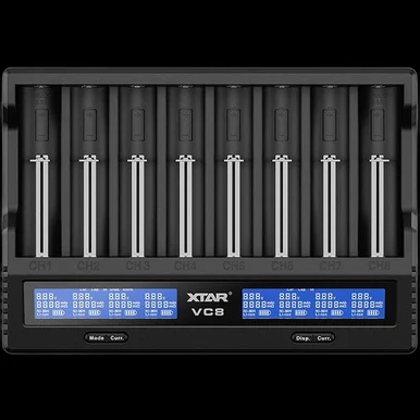 Xtar VC8 Li-ion, NiMH/NiCd QC3.0 USB-C Charger