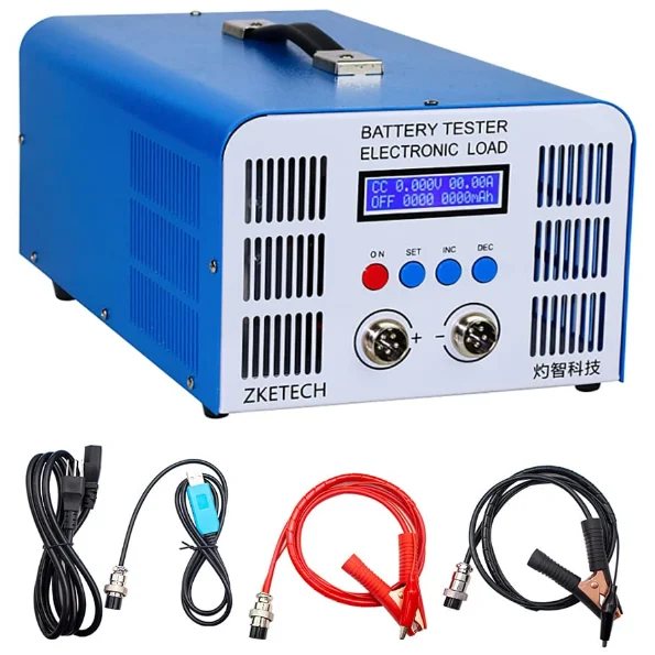 ZKETech EBC-A40L Capacity Tester 0-5v 40a Charge/Discharge – Battery Hookup